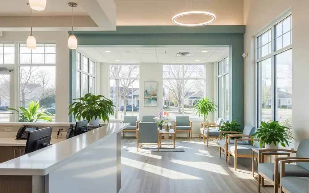 Our bright, welcoming reception