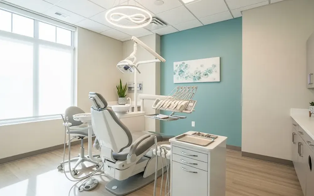Clean, modern treatment rooms